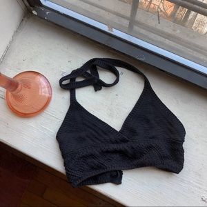 Topshop black crotchet bralette